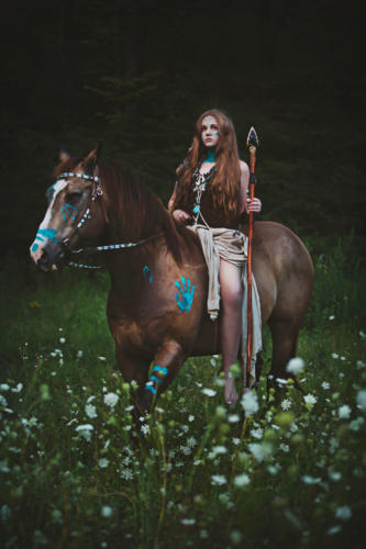 Teen Photoshoot with Warrior Pony in Connecticut